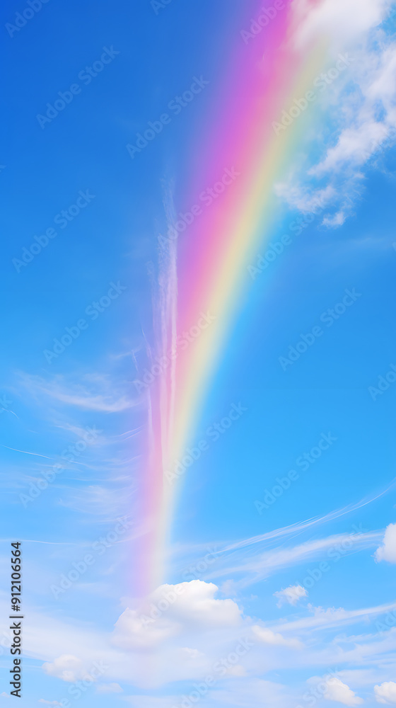 Digital technology rainbow color contrails abstract poster background Digital technology rainbow color contrails abstract poster background