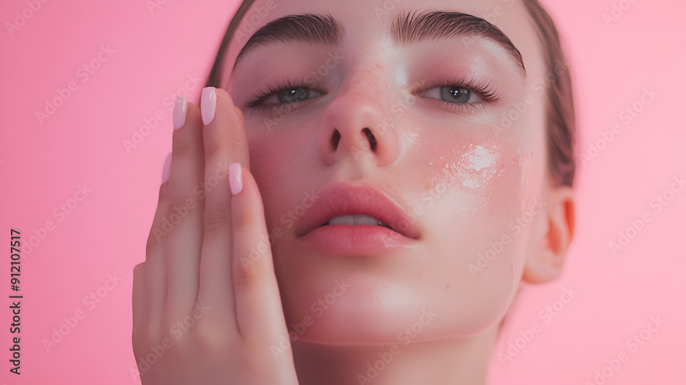 Concept for photography to advertise a cosmetic. Concept for photography to advertise a cosmetic.