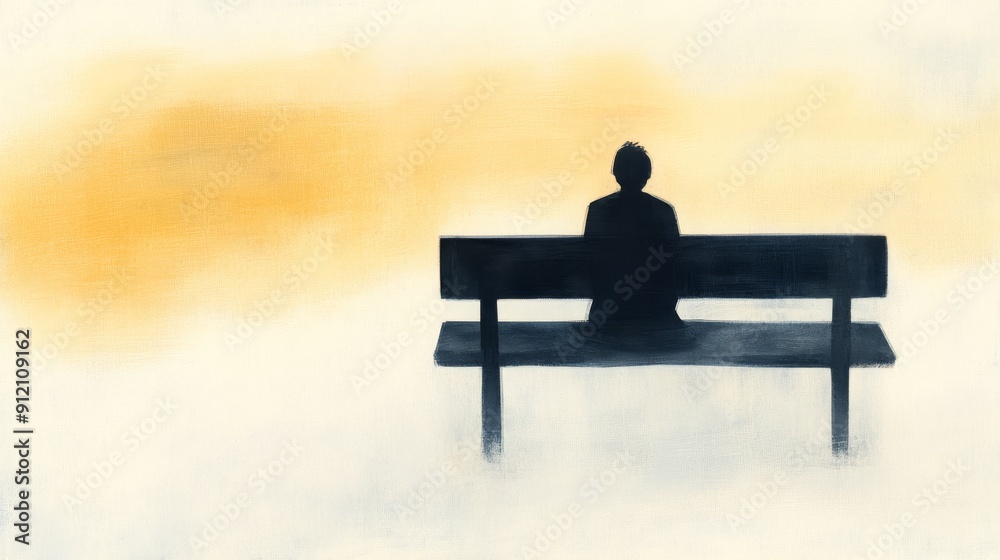 An intimate portrayal of a person sitting alone on a park bench lost in deep thought with a pensive expression and an aura of introspection capturing the essence of contemplation and inner peace An intimate portrayal of a person sitting alone on a park bench lost in deep thought with a pensive expression and an aura of introspection capturing the essence of contemplation and inner peace