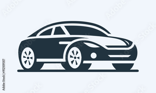 Modern car icon