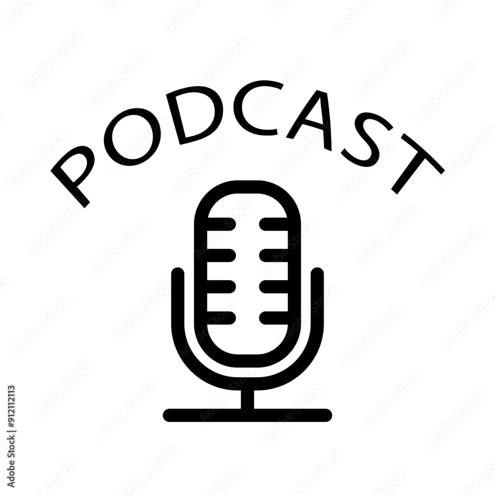 Podcast icon template Podcast icon template