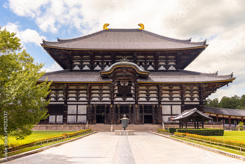 Todaiji temple, Buddhist temple complex, Nara, Japan photo