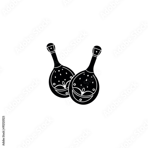 castanets silhouette