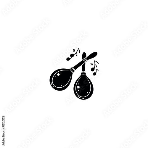 castanets silhouette