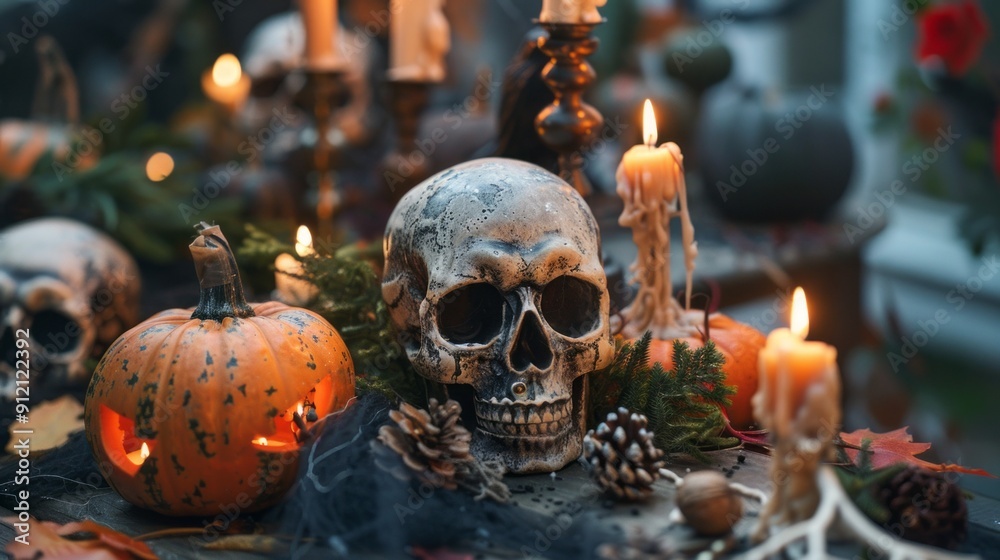 Autumn Charm: Pumpkins and Halloween Elements in Seasonal Decor Autumn Charm: Pumpkins and Halloween Elements in Seasonal Decor