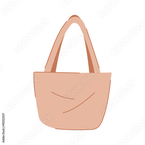mockup ecobag cartoon. template carry, realistic shopper, recycle shopping mockup ecobag sign. isolated symbol vector illustration