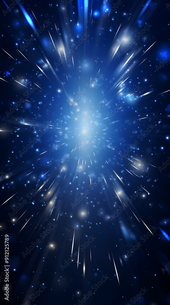 Digital technology blue silver wave curve abstract poster background Digital technology blue silver wave curve abstract poster background