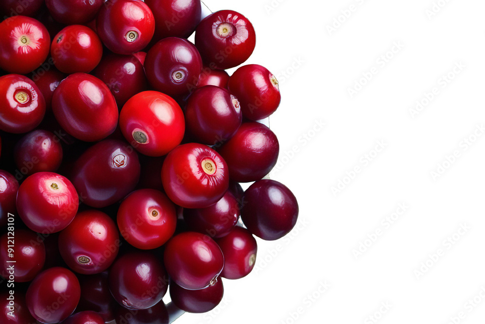 Fresh Red Cherries Isolated on White or Transparent PNG: Sweet Summer Fruit Fresh Red Cherries Isolated on White or Transparent PNG: Sweet Summer Fruit