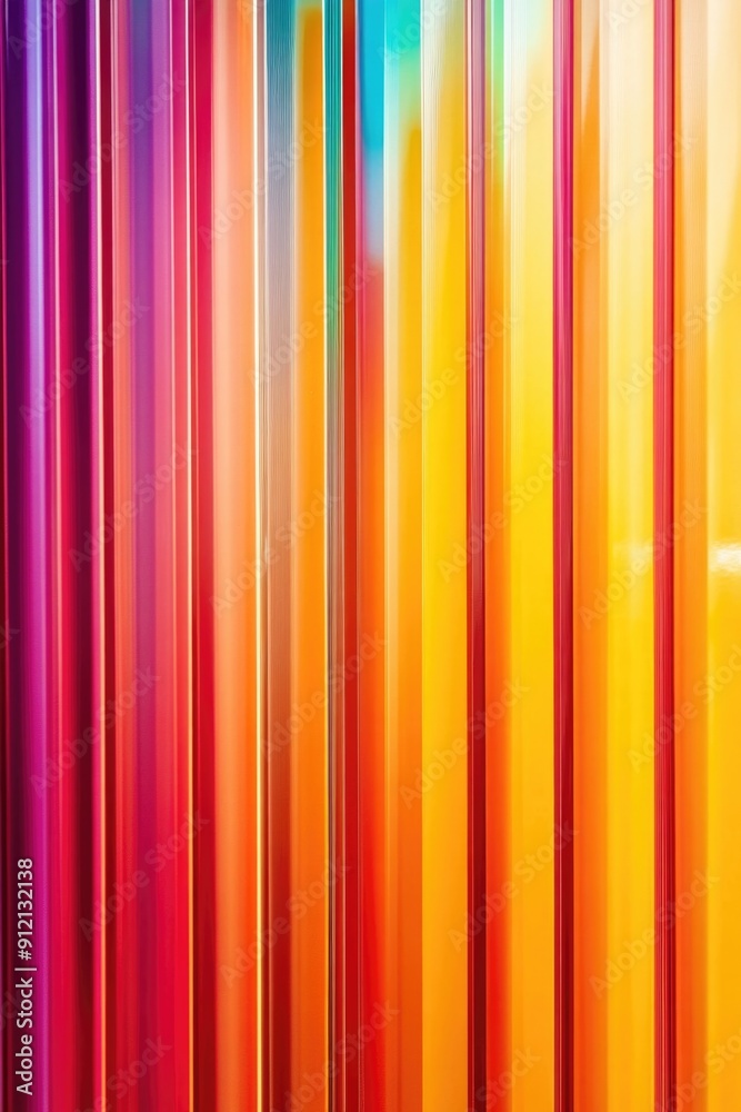 Colorful Striped Wall Colorful Striped Wall