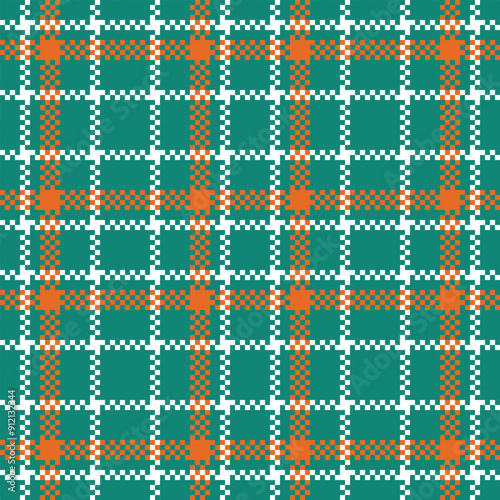 Classic Scottish Tartan Design. Scottish Plaid, Traditional Scottish Woven Fabric. Lumberjack Shirt Flannel Textile. Pattern Tile Swatch Included.