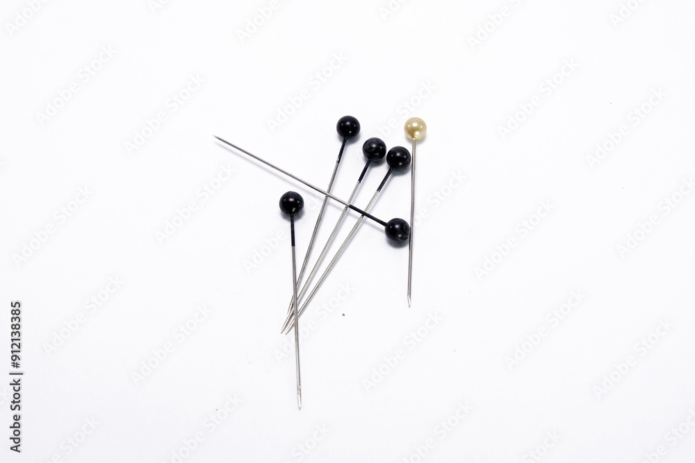 pins on a white background pins on a white background