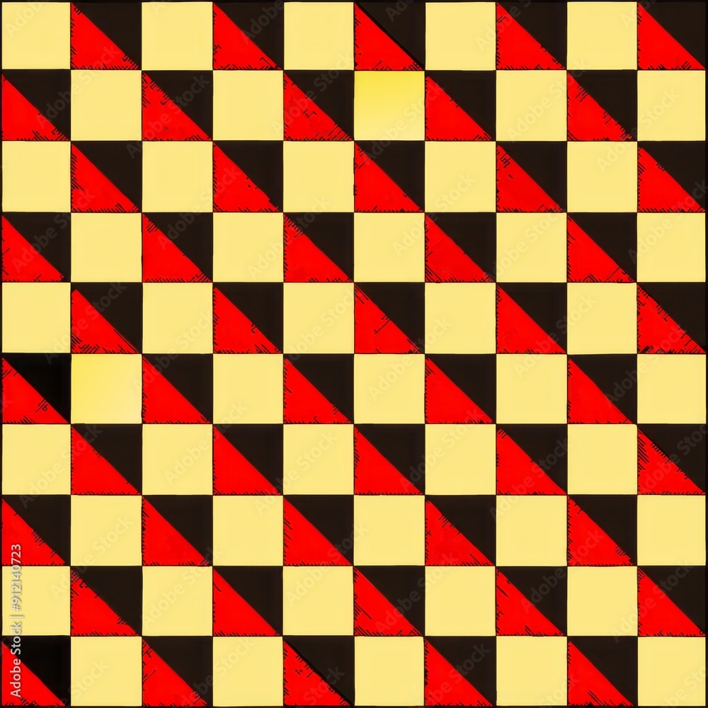 seamless pattern of retro-inspired checkerboard motifs seamless pattern of retro-inspired checkerboard motifs