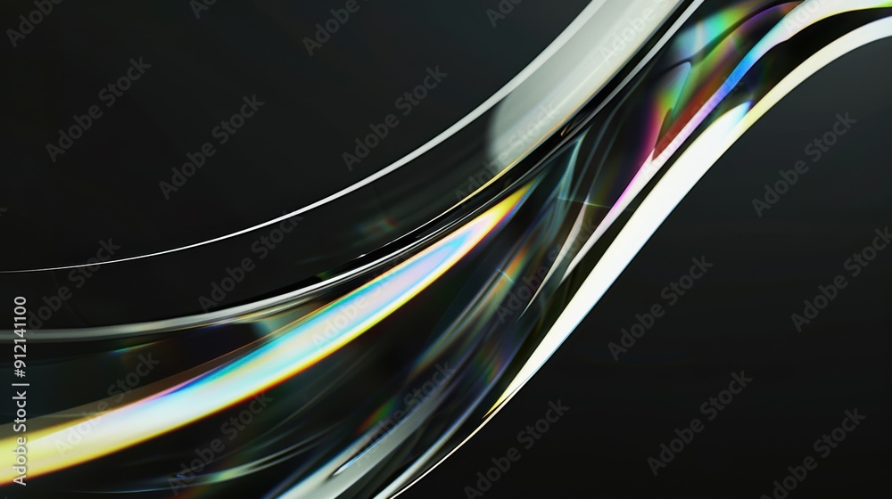 A vibrant and fluid wallpaper featuring high-saturation colorful transparent glass elements against a black background, creating a sleek and modern aesthetic A vibrant and fluid wallpaper featuring high-saturation colorful transparent glass elements against a black background, creating a sleek and modern aesthetic