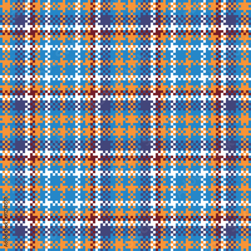 Tartan Plaid Seamless Pattern. Classic Scottish Tartan Design. Template for Design Ornament. Seamless Fabric Texture. Vector Illustration