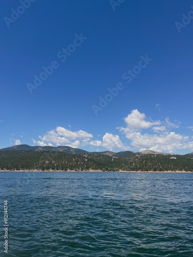 Принти на полотні lake and mountains, Carter Lake Colorado