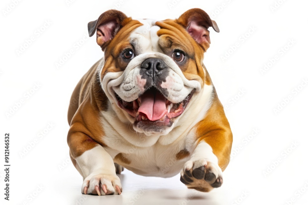 Happy Bulldog Puppy Dog Pet Animal Canine. Happy Bulldog Puppy Dog Pet Animal Canine.