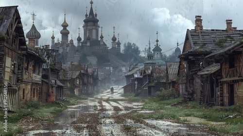  Illustration Of Russian Landmarks, Generative AI