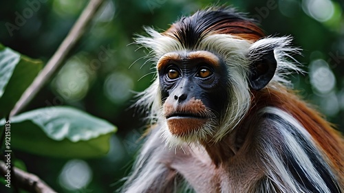 close up of a monkey photo