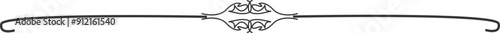 Divider line. Line graphic element. Decorative line divider 
