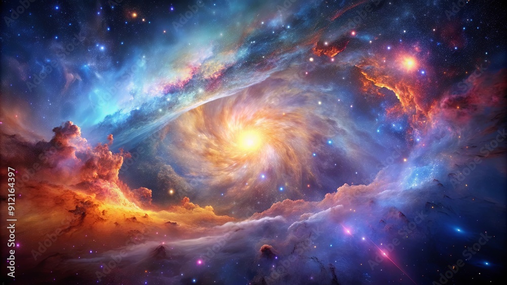 High resolution image of a stunning nebula and galaxy background, nebula, galaxy, space, astronomy, universe