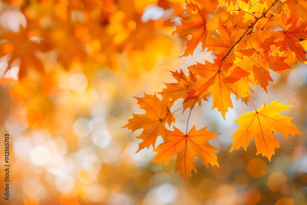 Fototapeta premium autumn leaves background