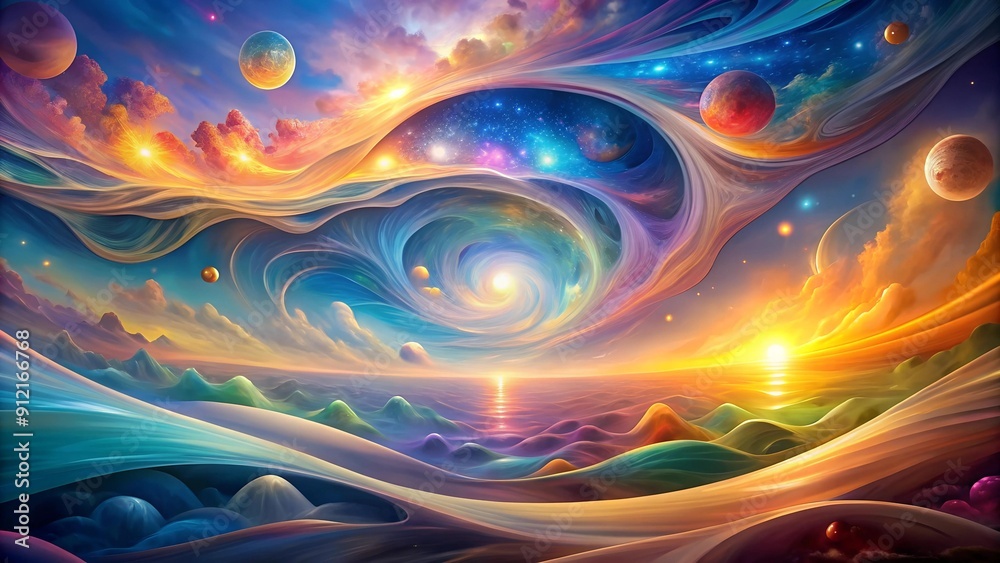 Ethereal Dreamscape: A Symphony of Hues and Form Generative AI Ethereal Dreamscape: A Symphony of Hues and Form Generative AI