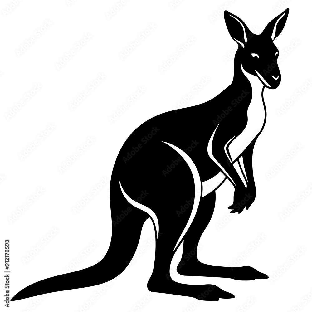 kangaroo vector illustration kangaroo vector illustration