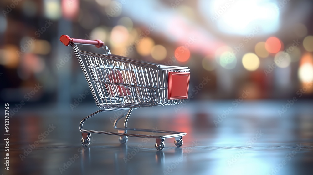shopping cart illustration ecomerce and business shopping cart illustration ecomerce and business