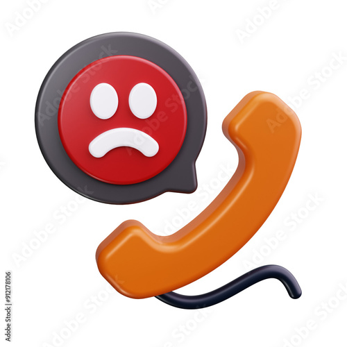 unsatisfied 3d render icons