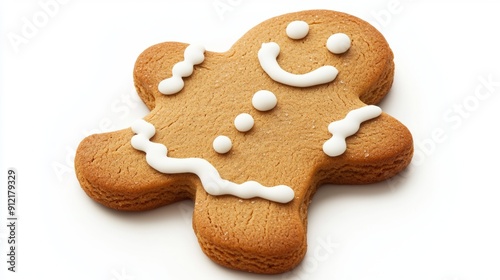 ginger cookies with white icing