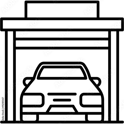 Parking Garage Icon