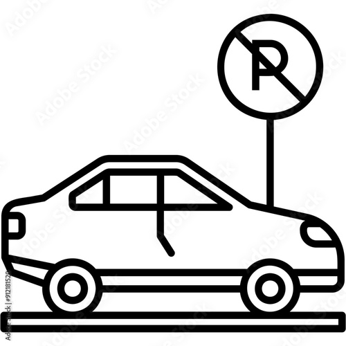 Parking Violation Icon