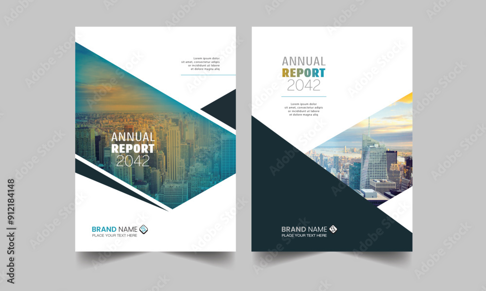 Corporate Annual Report Cover Design Template