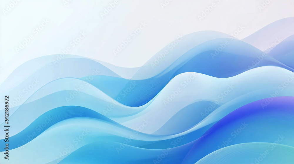 Abstract soft blue wave background. 3d blue background with blue lines curved wavy sparkle with copy space for text. Three-dimensional wave and blue background. Abstract soft blue wave background. 3d blue background with blue lines curved wavy sparkle with copy space for text. Three-dimensional wave and blue background.