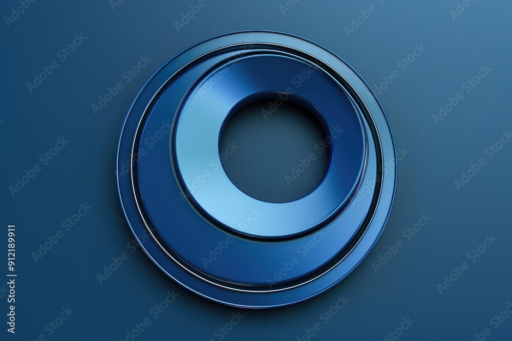 Abstract modern blue circle logo with a flat design. Ideal for business and corporate branding. Abstract modern blue circle logo with a flat design. Ideal for business and corporate branding.