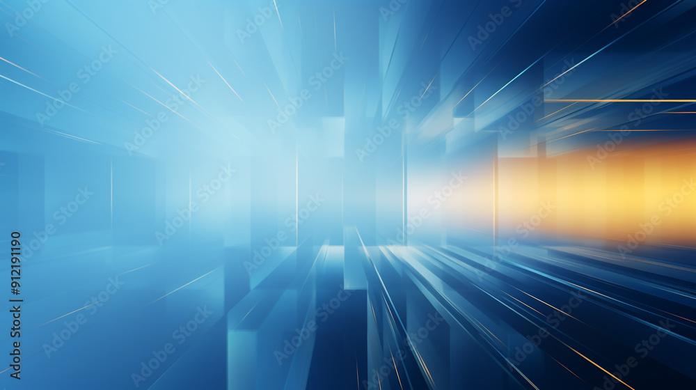 Fototapeta premium blue Futuristic Background.