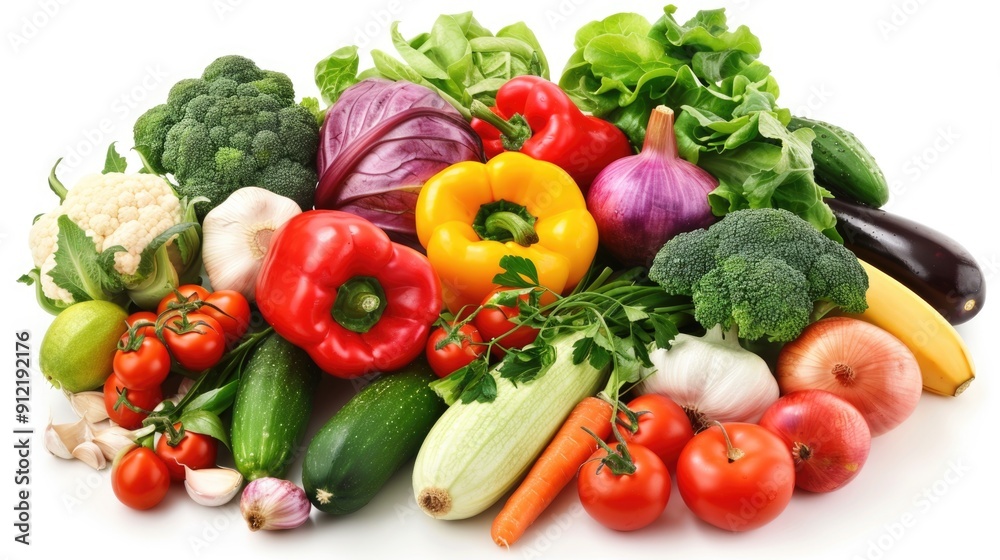 Vibrant assortment of healthy vegetables and fruits. Perfect for a nutritious diet. Vibrant assortment of healthy vegetables and fruits. Perfect for a nutritious diet.