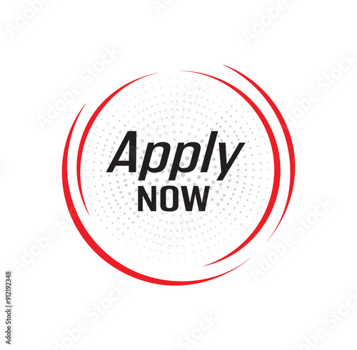 apply now text information sign