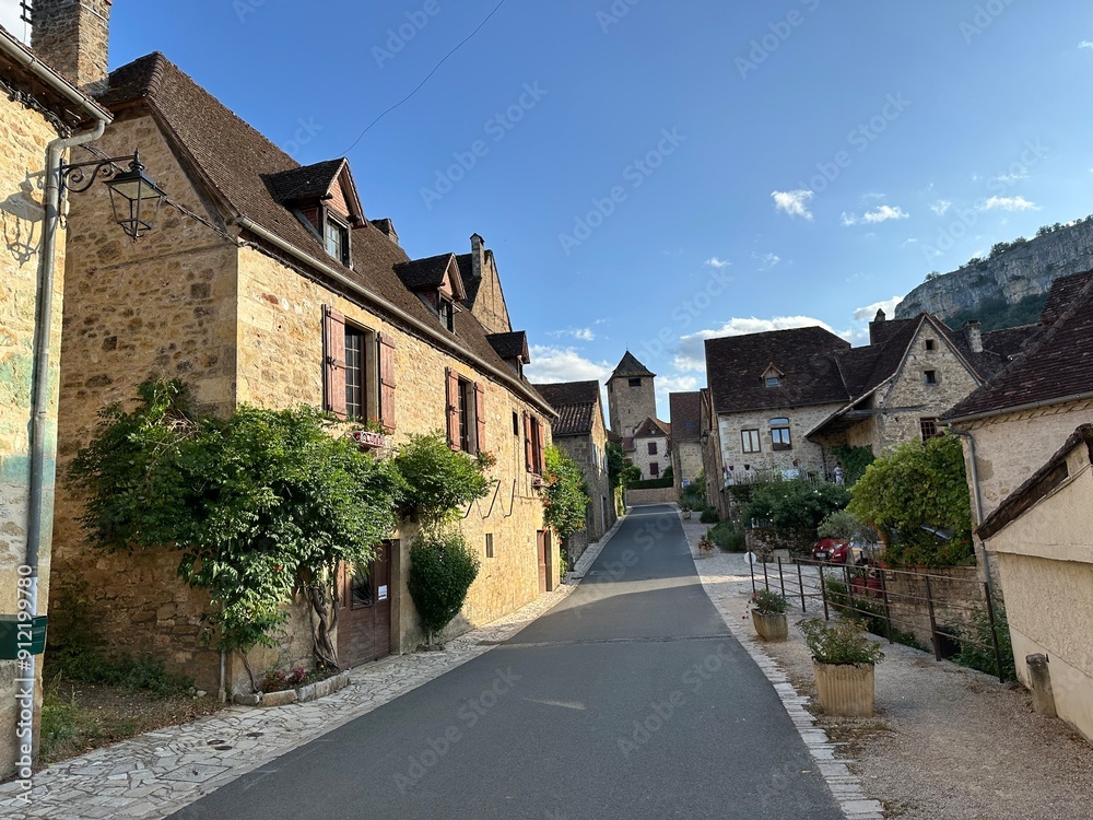 Obraz premium Dans les rues d'Autoire, plus beau village de France