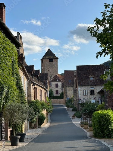 Obraz na płótnie Dans les rues d'Autoire, plus beau village de France w salonie