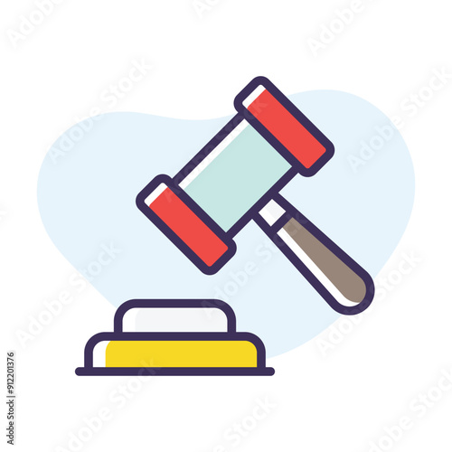 Election Law vector icon
