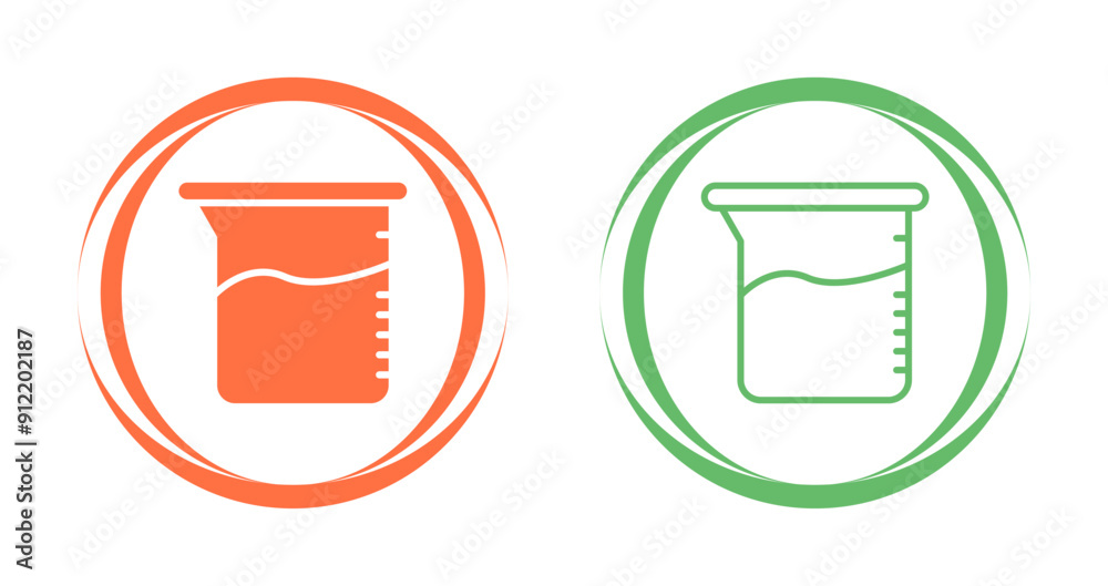 Beaker Vector Icon Beaker Vector Icon