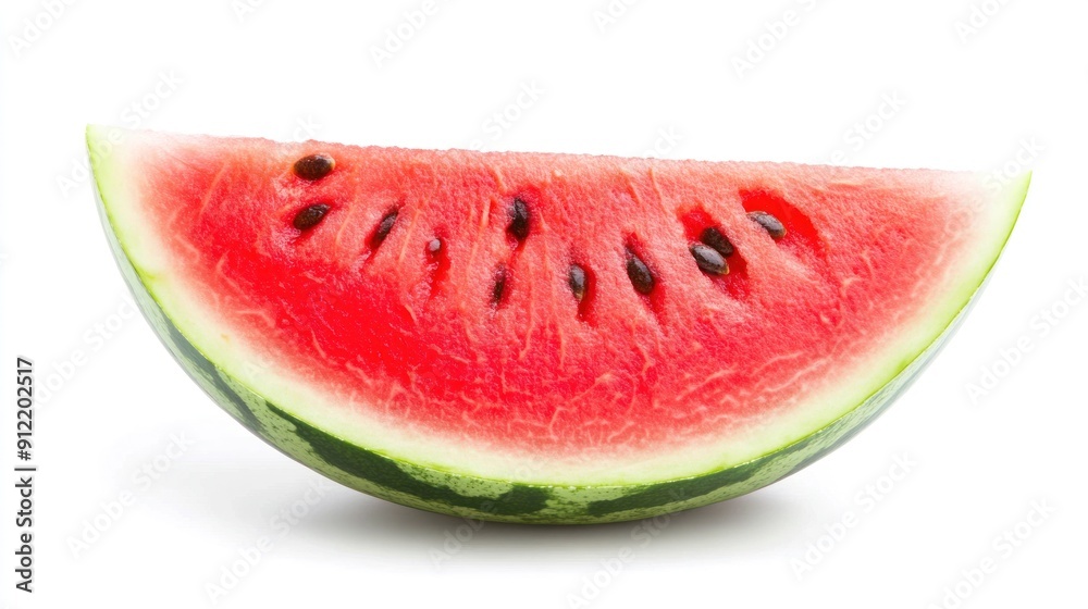 Watermelon Slice Isolated on White Background Watermelon Slice Isolated on White Background