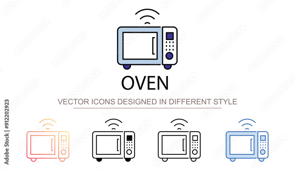 Oven icon design with white background stock illustration Oven icon design with white background stock illustration