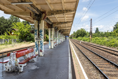 train station in Hungary