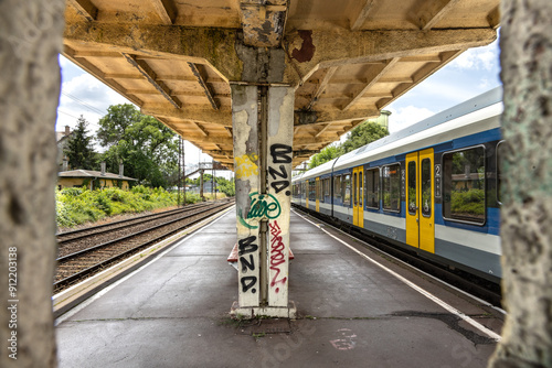train station in Hungary