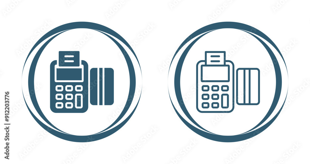 Point of Sale System Vector Icon Point of Sale System Vector Icon