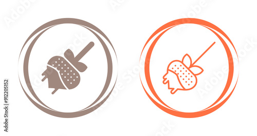 Chocolate fondue Vector Icon