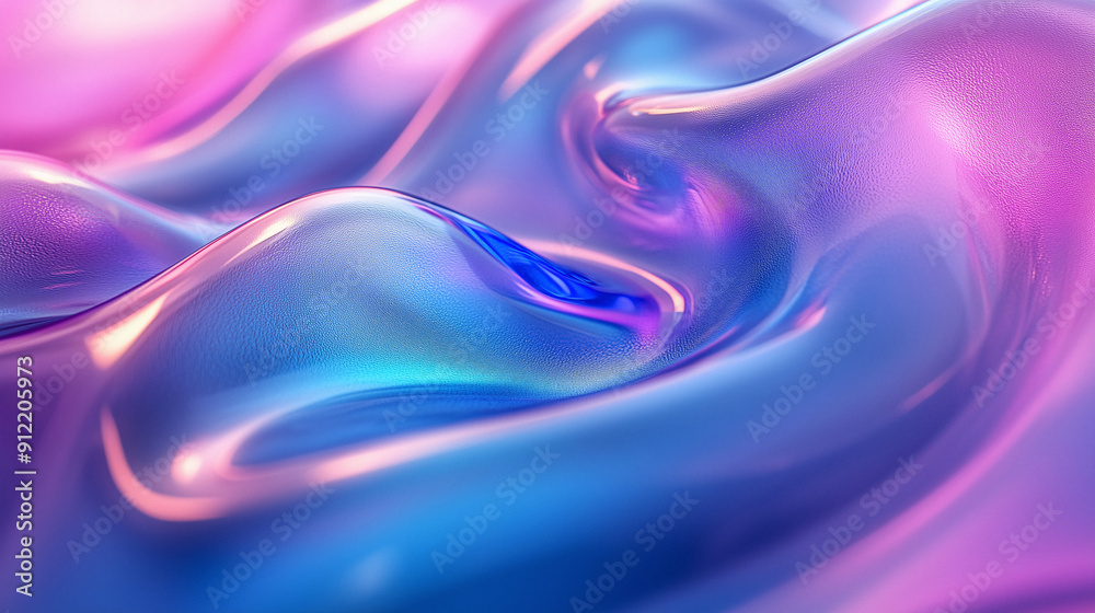 Fototapeta premium Fluid Glass Abstract Colorful Gradient