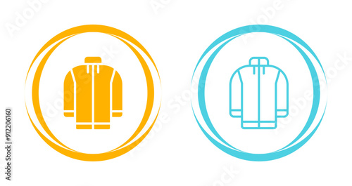 Fleece jacket Vector Icon